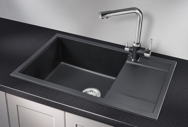 Кухонная мойка GRANULA (7805, ШВАРЦ)