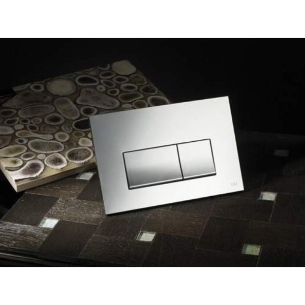 Кнопка смыва OLI Strim 641506 хром матовый