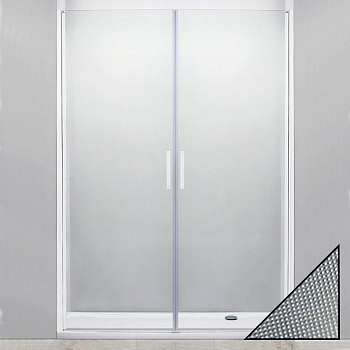 Душевая дверь в нишу Cezares Relax B-2-70-P-Bi стекло punto