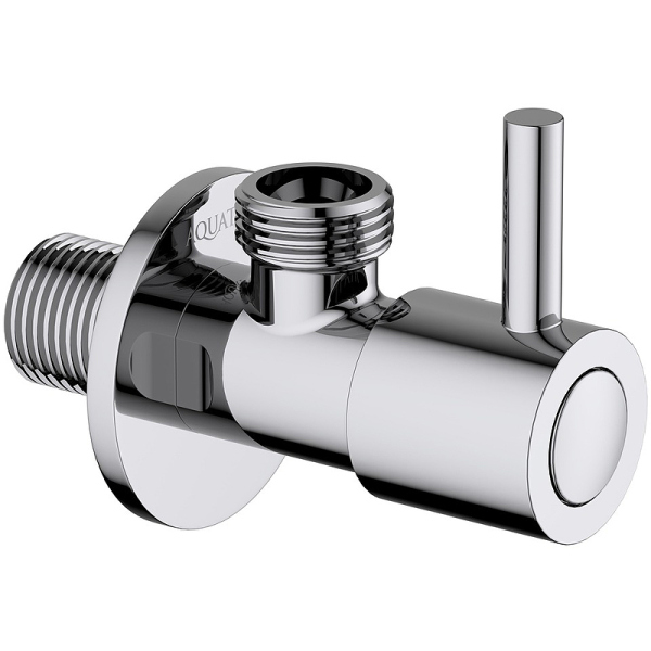Запорный вентиль Aquatek AQ2451CR угловой Хром Запорный вентиль Aquatek AQ2451CR угловой Хром