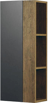 Шкаф навесной Акватон модуль Терра 35 дуб кантри, антрацит 1A247103TEKA0