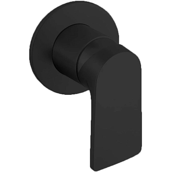 LAGOS-DIM-NOP Встраиваемый однорычажный смеситель для душа, исполнение черный матовый LAGOS-DIM-NOP Встраиваемый однорычажный смеситель для душа, исполнение черный матовый