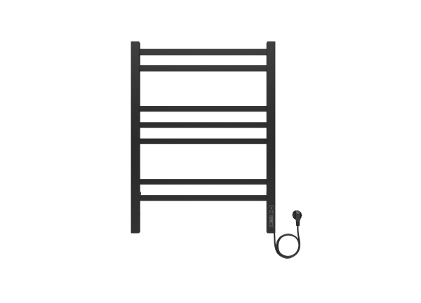 Полотенцесушитель электрический Aquatek Альтаир П7 500х700 мм, черный муар, AQ EL KP0770BL