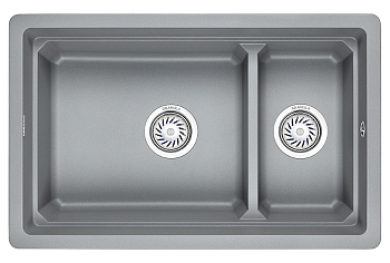 Кухонная мойка GRANULA Kitchen Space (7304U, АЛЮМИНИУМ)