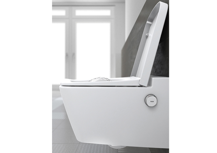 Подвесной унитаз TECE с гигиеническим душем, 9700200