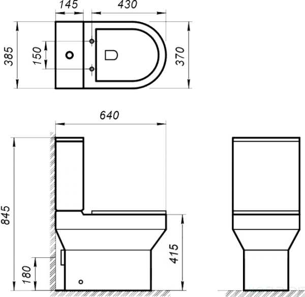 Унитаз-компакт BelBagno Norma (готовый набор)