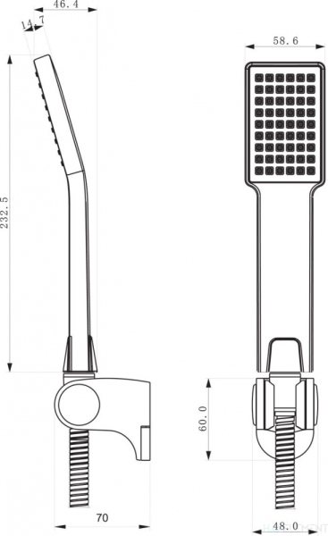 Душевой гарнитур Lemark LM0802C