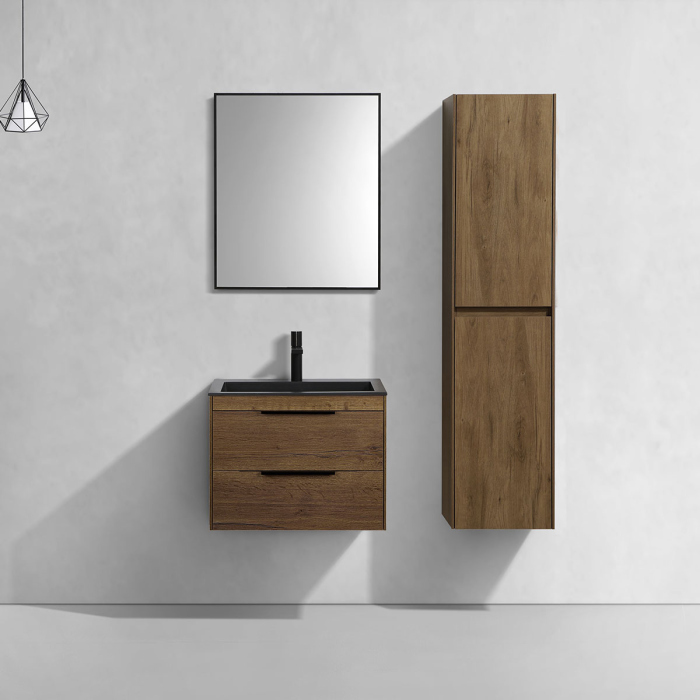 Тумба без раковины Vincea Chiara 2D 600 подвесная, T.Oak, VMC-2C2600TO