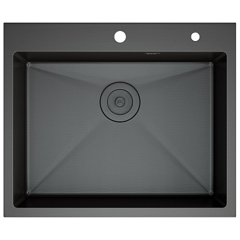 Кухонная мойка D&K нержавеющая сталь графит (DKS604506) Кухонная мойка D&K нержавеющая сталь графит (DKS604506)