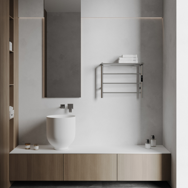 Полотенцесушитель электрический ABBER Standard AH4614 хром