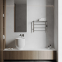 Полотенцесушитель электрический ABBER Standard AH4614 хром