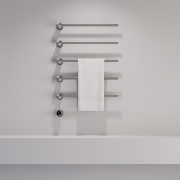 Полотенцесушитель электрический ABBER Charme AH4005BST сталь брашированная