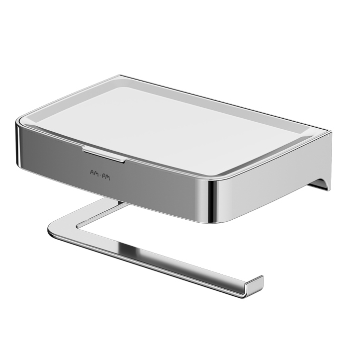 Держатель туалетной бумаги AM.PM Inspire V2.0 A50A341500 с полочкой для телефона и контейнером