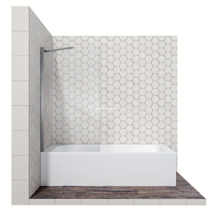 Шторка для ванны Ambassador Bath Screens 16041102 (700x1400)