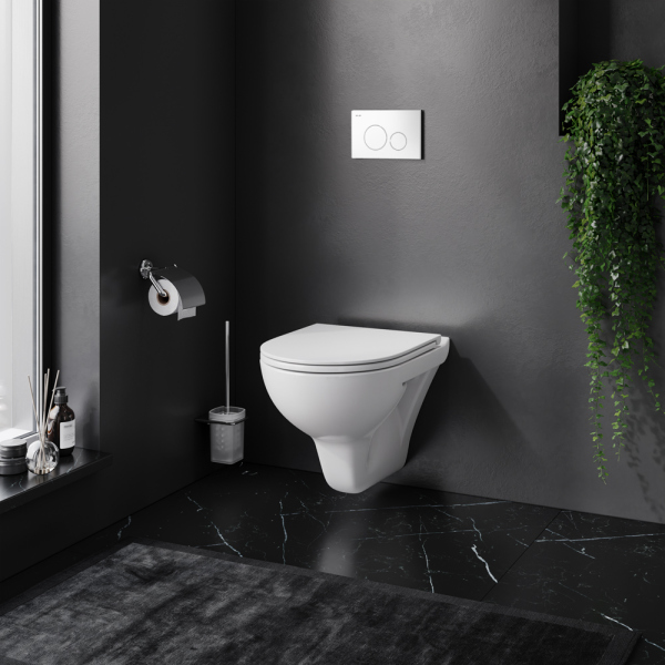 Комплект 4 в 1 AM.PM Gem (унитаз, инсталляция, сиденье, клавиша Белая), IS49001.901700