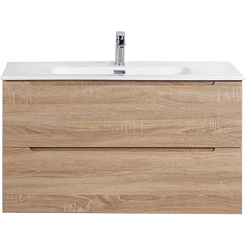 Belbagno База под керамическую раковину подвесная с двумя выкатными ящиками, ETNA-1000-2C-SO-WO-P