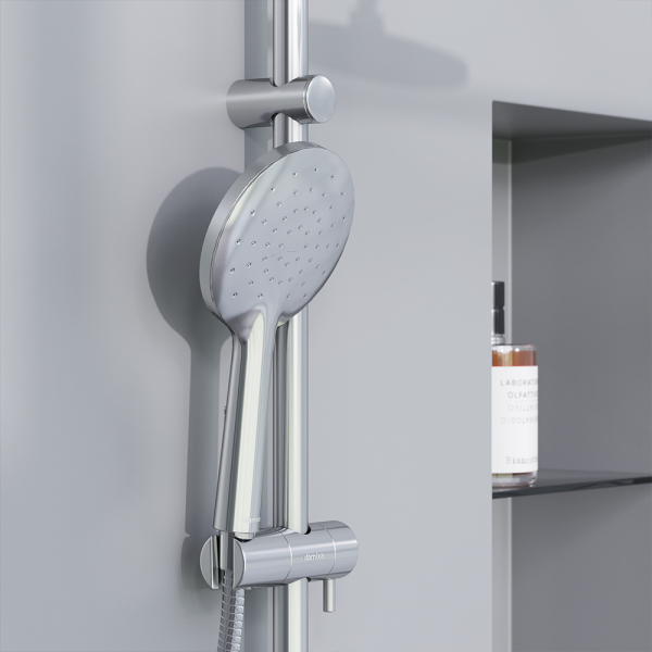 Душевая система со смесителем-полкой Damixa Jupiter, 977770000