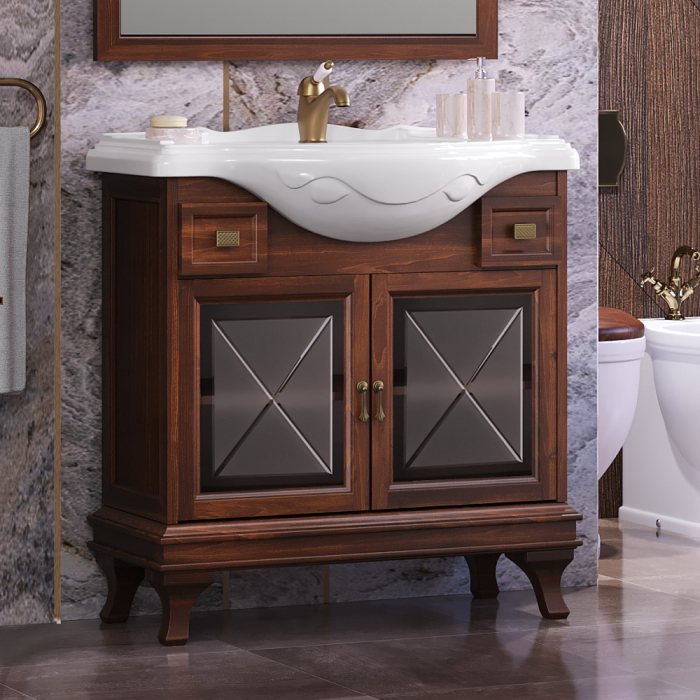 Тумба для комплекта Opadiris Борджи 85 светлый орех