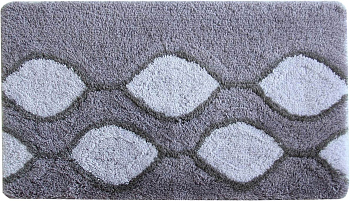 Коврик Iddis Curved Lines Grey 80x50