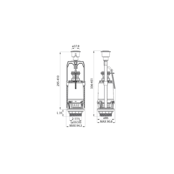 Клапан IDDIS выпускной одноуровневый (F012400-0008)
