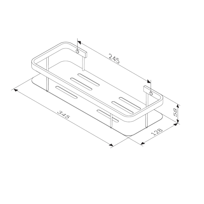 Полка для душа AM.PM Sense L, A7453100