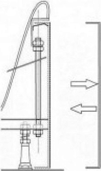 Ravak кpепление панели SABINA-90 B2E000000N