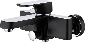 Смеситель D&K Berlin Technishe DA1433215 для ванны с душем, черный