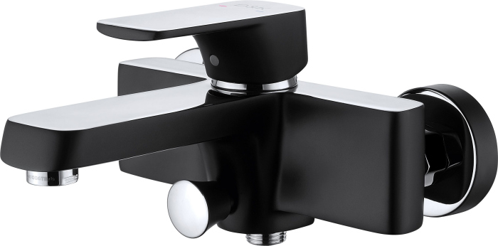 Смеситель D&K Berlin Technishe DA1433215 для ванны с душем, черный