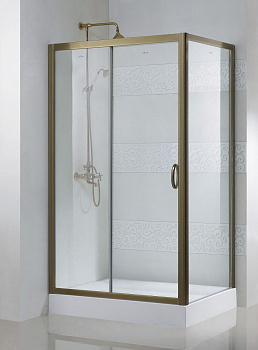 Cezares Modena-AH-1-120/90-C-Br-L душевой уголок