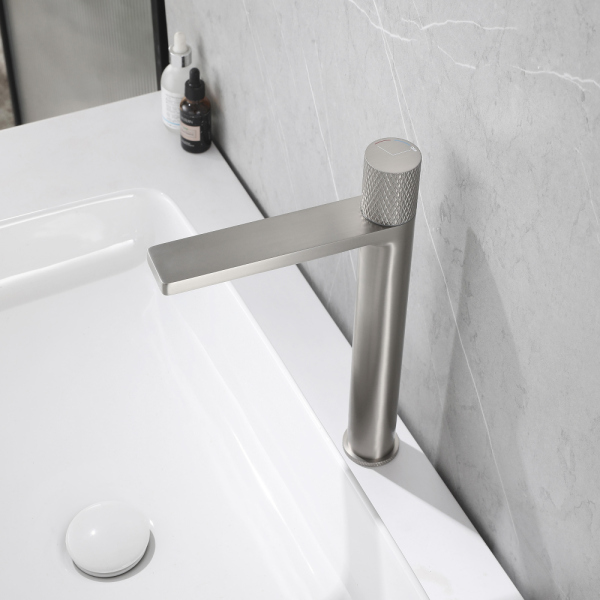 Смеситель ABBER Rund AF8711SP для накладной раковины, сатин