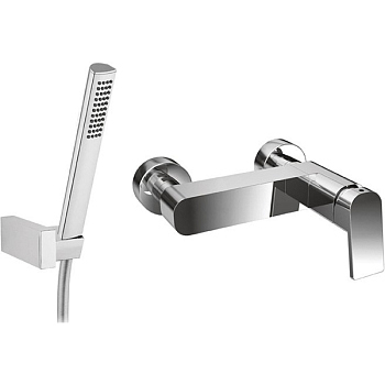 TREND-DDM-01-Cr Смеситель для душа однорычажный в комплекте с ручным душем, хром, ручки хром
