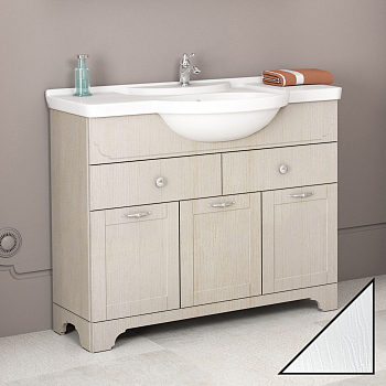 Тумба для комплекта Dreja.eco Antia 105 белая