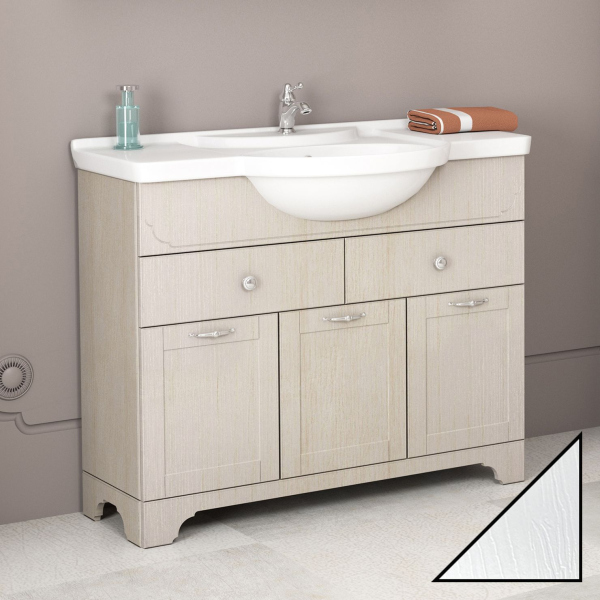 Тумба для комплекта Dreja.eco Antia 105 белая