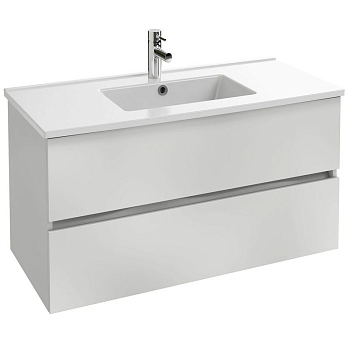 Тумба без раковины Jacob Delafon Tolbiac 100 см, белый глянцевый лак, EB2383-J5