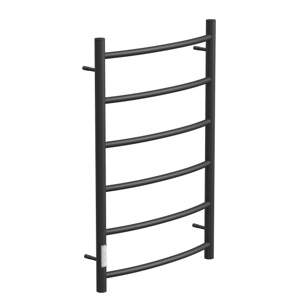 Полотенцесушитель электрический Point PN04758B П6 500x800 диммер слева, черный