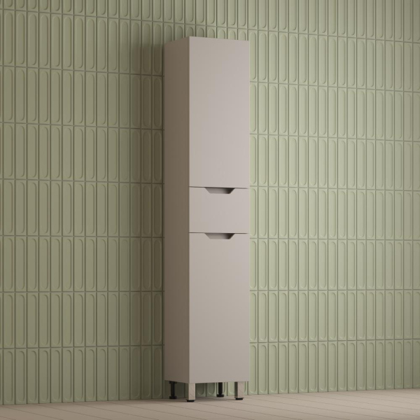 Пенал "Остин" 360 см напольный 1 ящик крем эмаль PLUS, ЛС-00002413