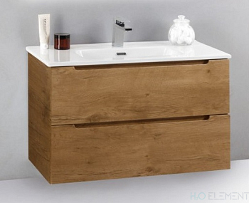 Тумба с раковиной Belbagno ETNA39, ETNA39-700/390-2C-SO-RN-P+ BB700/390ETL (готовый набор)