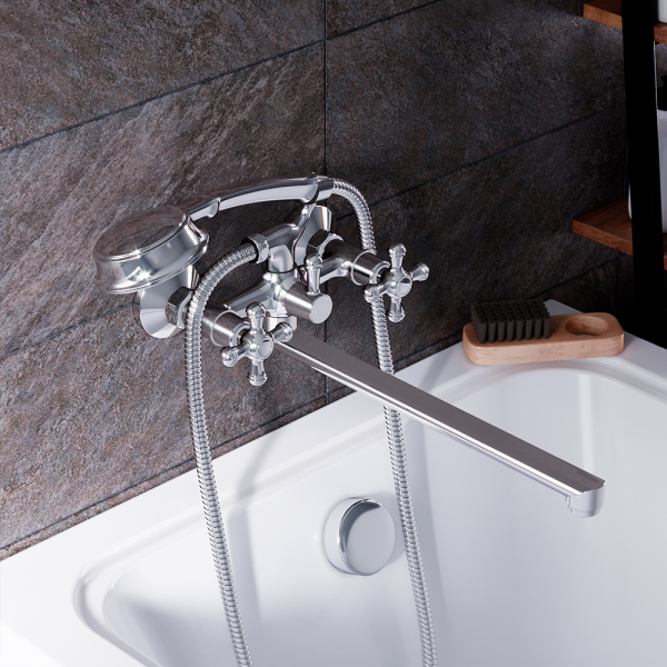 Смеситель для ванны и душа Damixa Retro, 239500000