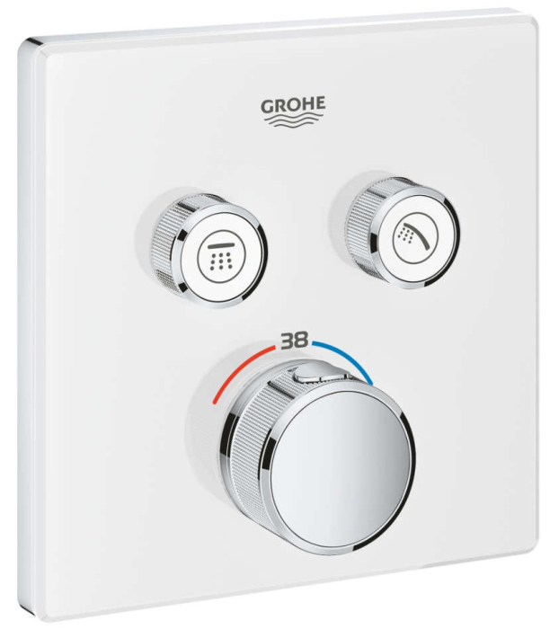 Термостат Grohe Grohtherm SmartControl 29156LS0 для душа, moon white