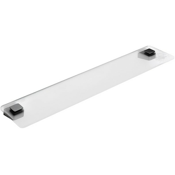 Полка стеклянная, 64 см TD 500.20 черный