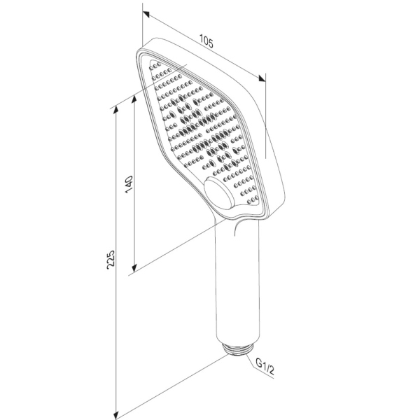 Лейка для душа Damixa Gala, 953020000