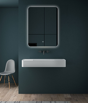 Зеркало Vincea LED VLM-3BE600 600х800 c сенсорным выключателем и диммером