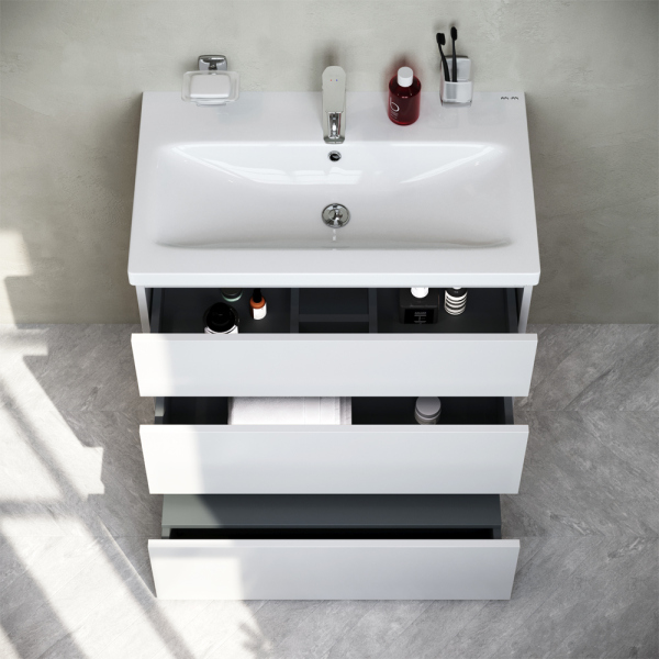 Тумба без раковины напольная AM.PM Gem S, M91FSX0752WG Тумба без раковины напольная AM.PM Gem S, M91FSX0752WG