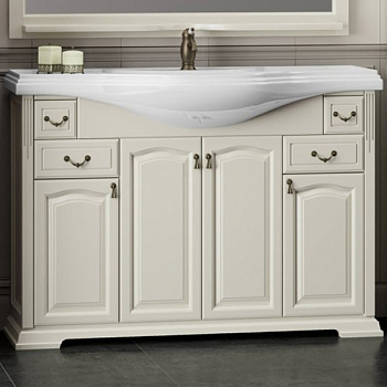 Тумба для комплекта Opadiris Риспекто 120 слоновая кость