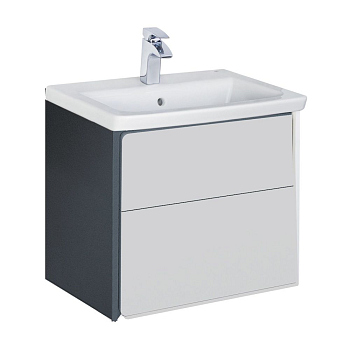 Тумба для комплекта Roca Ronda 60 белый глянец, антрацит