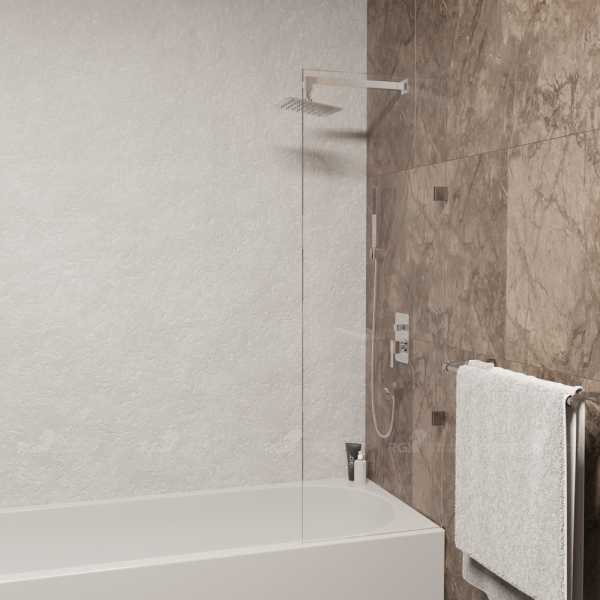 Шторка на ванну RGW SC-056-4, 3511056240-11, Хром, 40*150