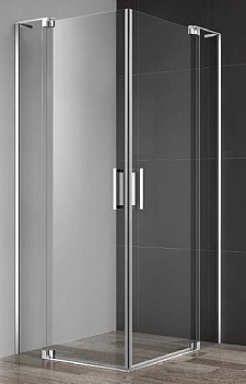 SLIDER-A-2-100/110-BR-NERO Душевой уголок