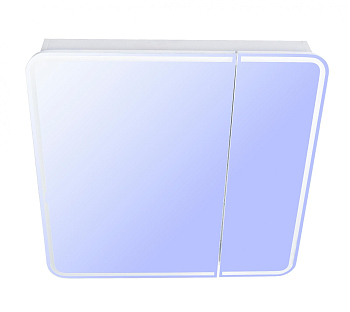 Зеркало-шкаф Style Line, "Каре 80*80" с подсветкой, сенсор на зеркале, СС-00002276 Зеркало-шкаф Style Line, "Каре 80*80" с подсветкой, сенсор на зеркале, СС-00002276