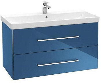 Тумба под раковину Villeroy&Boch Avento A89100B2, синяя