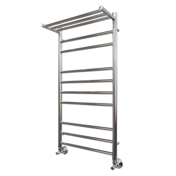 Полотенцесушитель водяной Point PN10150P П9 500x1000 с полкой, хром